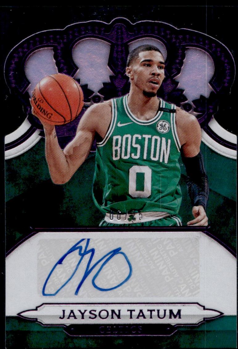 2018 Panini Crown Royale #CA-JTT Jayson Tatum /25 Auto Boston Celtics