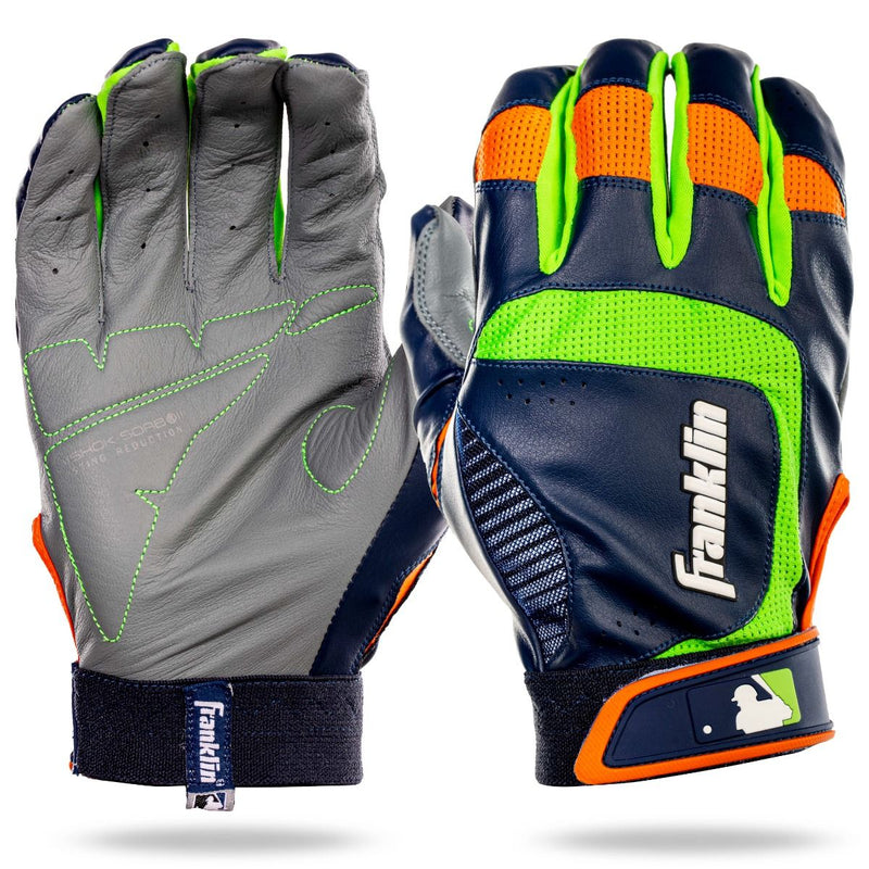 Franklin Sports Shok-Sorb Neo Batting Gloves - Genuine Leather