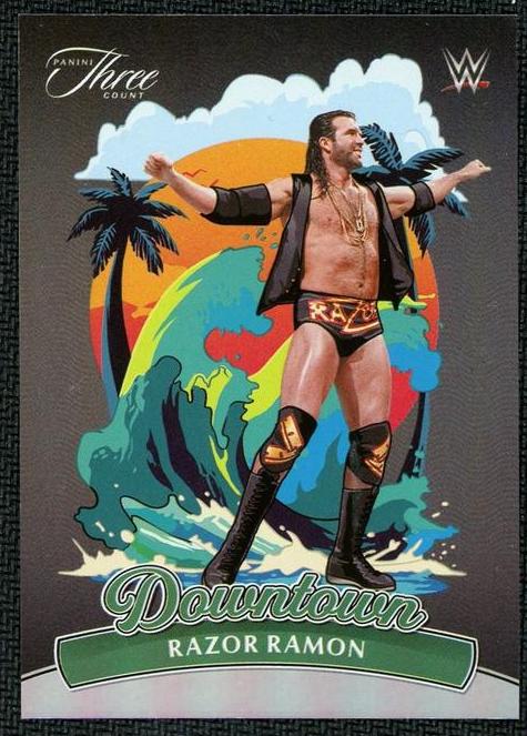 2023 Panini Three Count Wine No. 4 Razor Ramon Downtown