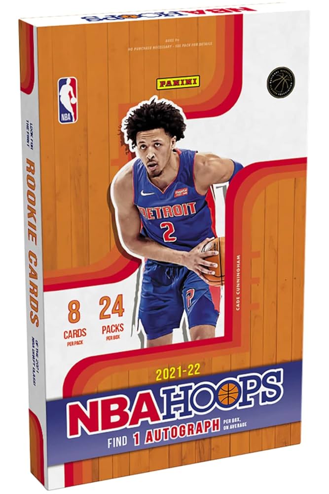 2021-22 Panini NBA Hoops Basketball Hobby Box