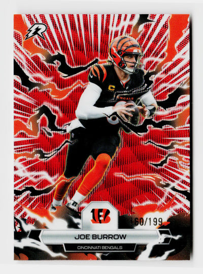 2026 Topps Resurgence Joe Burrow Crimson Surge Refractor #19 /199