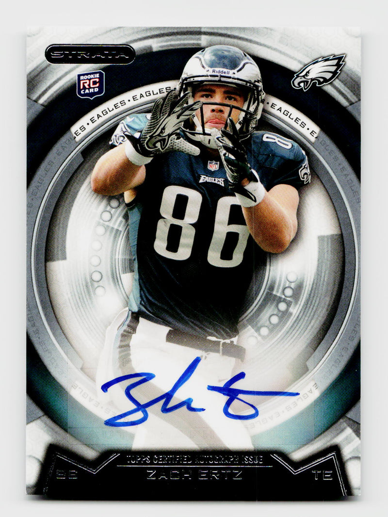2013 Topps Strata Zach Ertz Rookie RC Auto #137