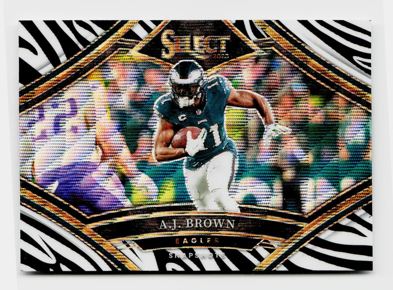 2023 Panini Select A.J. Brown #SS-AB Snapshots Zebra SSP