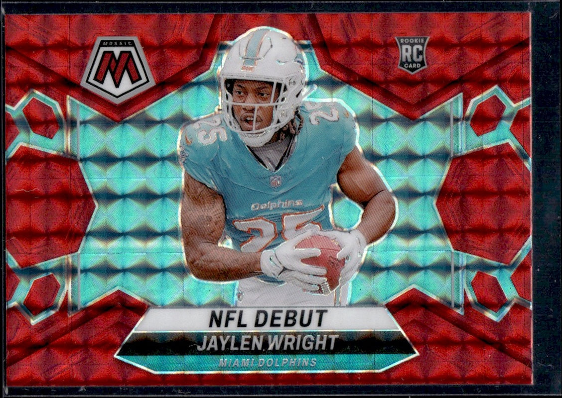 2024 Panini Mosaic #280 Jaylen Wright NFL Debut Rookie Miami Dolphins