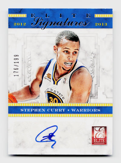 2012-13 Panini Elite Signatures Stephen Curry Auto #7 /199