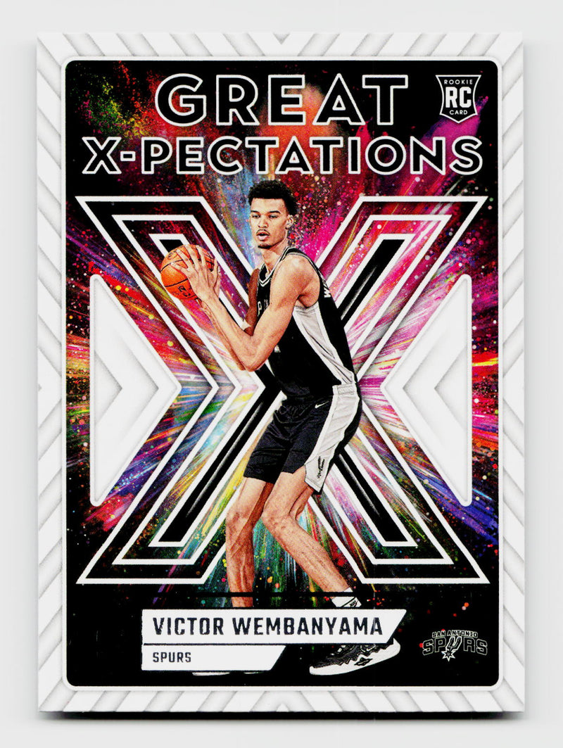 2023-24 Panini Donruss Victor Wembanyama #10 Rookie RC Great X-Pectations