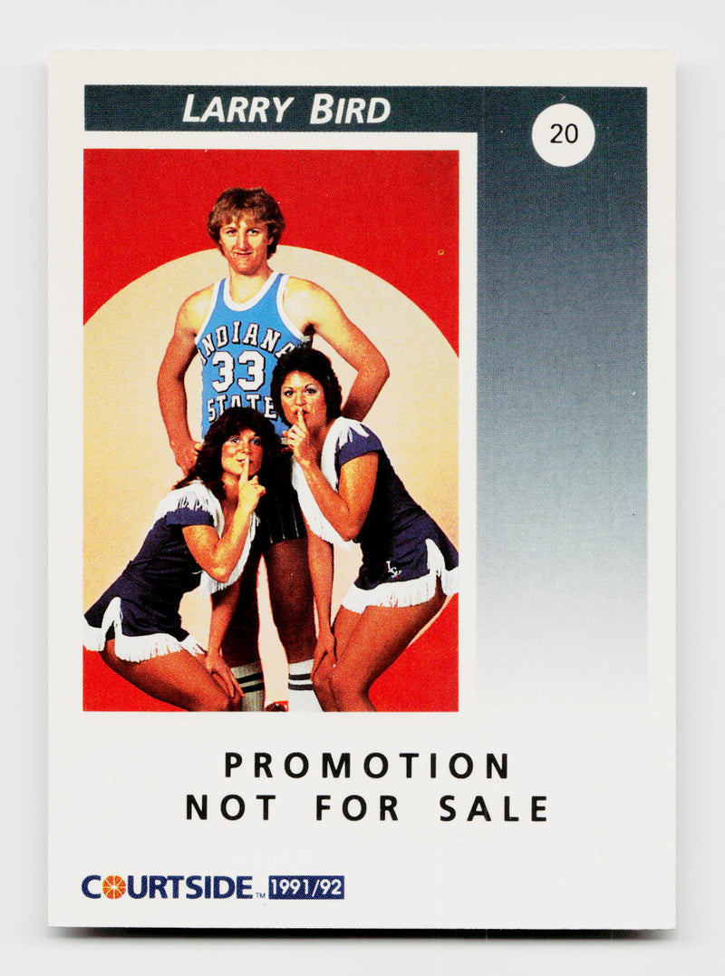 1991-92 Courtside Flashback Larry Bird #20 Indiana State Promo