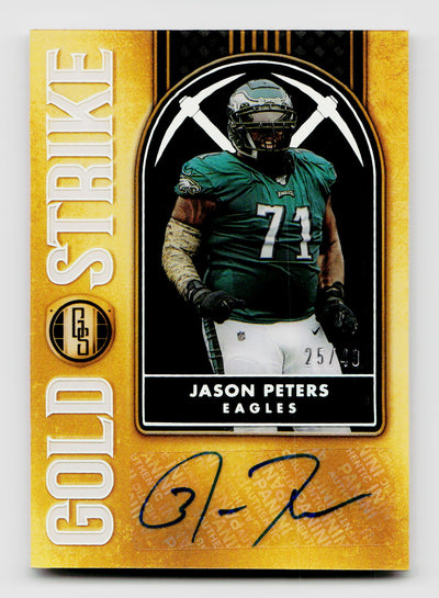 2023 Panini Gold Standard Gold Strike Jason Peters Auto #GS-JP /49