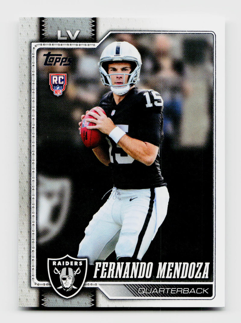 2026 Topps Flagship Fernando Mendoza #301 Rookie RC