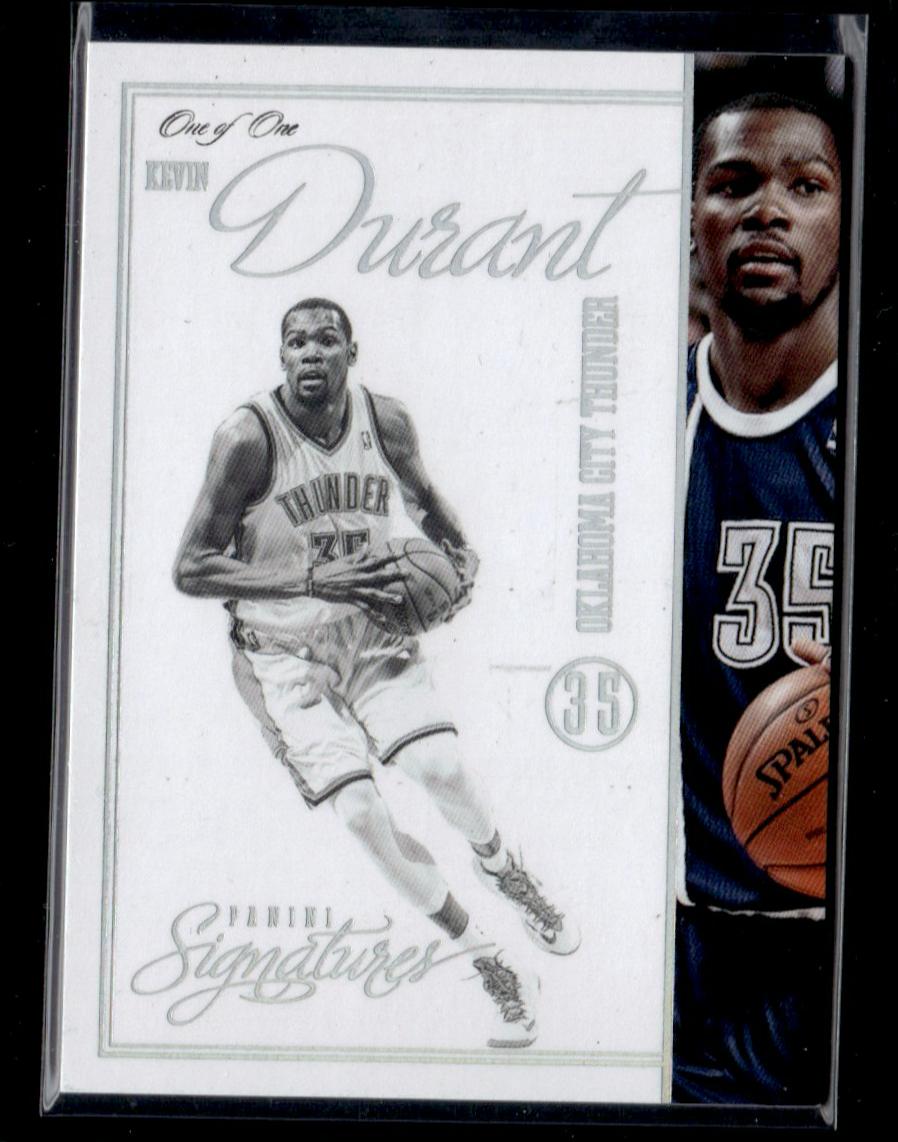 2012-13 Panini Signatures Kevin Durant #4 1/1