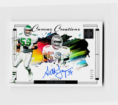 2024 Panini Impeccable Seth Joyner Canvas Creations Auto #CC-SJR /75