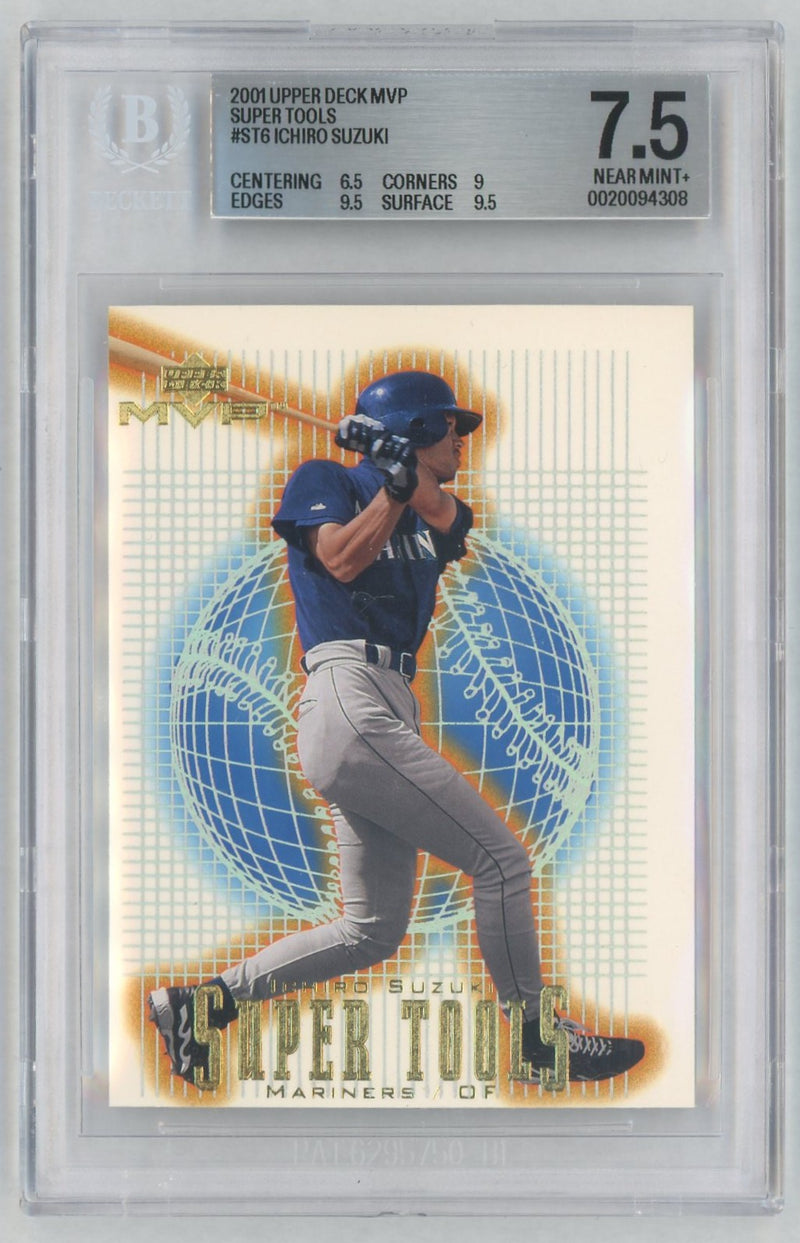 2001 Upper Deck MVP Super Tools Ichiro Suzuki #ST6 BGS 7.5