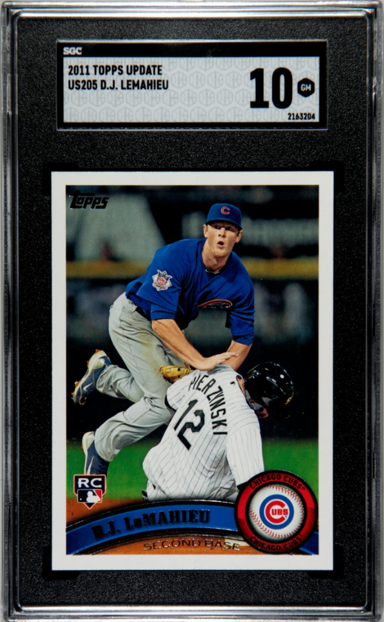 2011 Topps Update #US205 Dj Lemahieu SGC 10