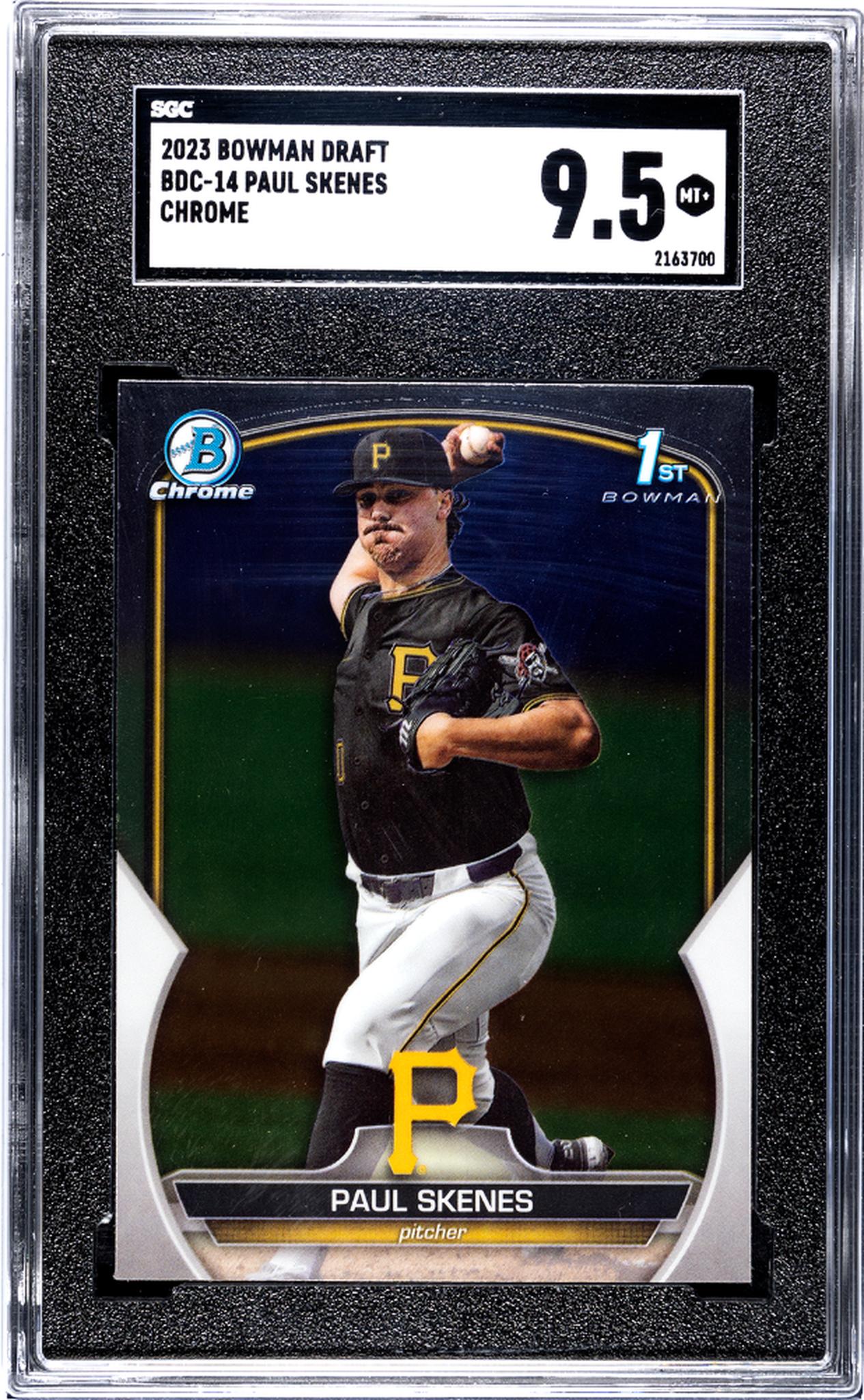 2023 Bowman Chrome #BDC-14 Paul Skenes SGC 9.5