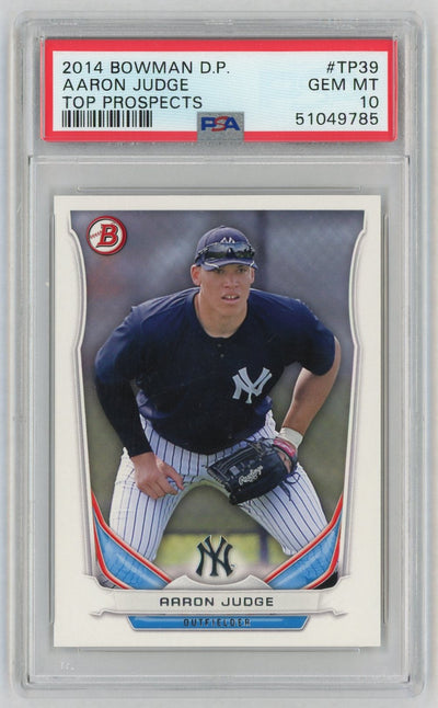2014 Bowman Draft Picks Top Prospects Aaron Judge #TP-39 PSA 10