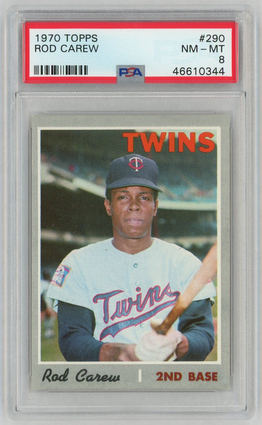 1970 Topps Rod Carew #290 PSA 8