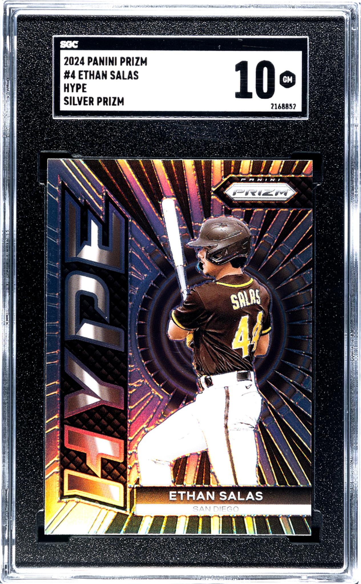 2024 Panini Prizm Hype Silver Ethan Salas #4 SGC 10