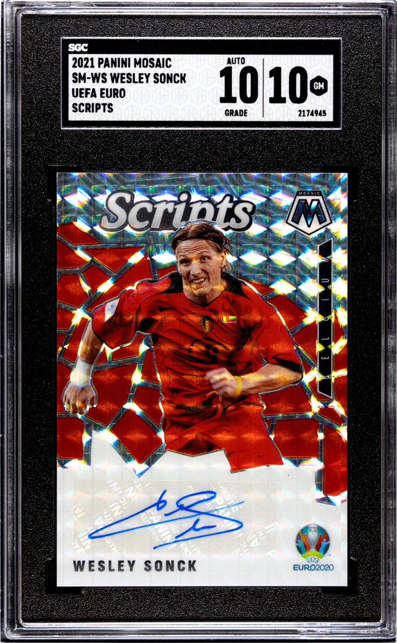 2021 Mosaic #SM-WS Wesley Sonck Scripts SGC 10