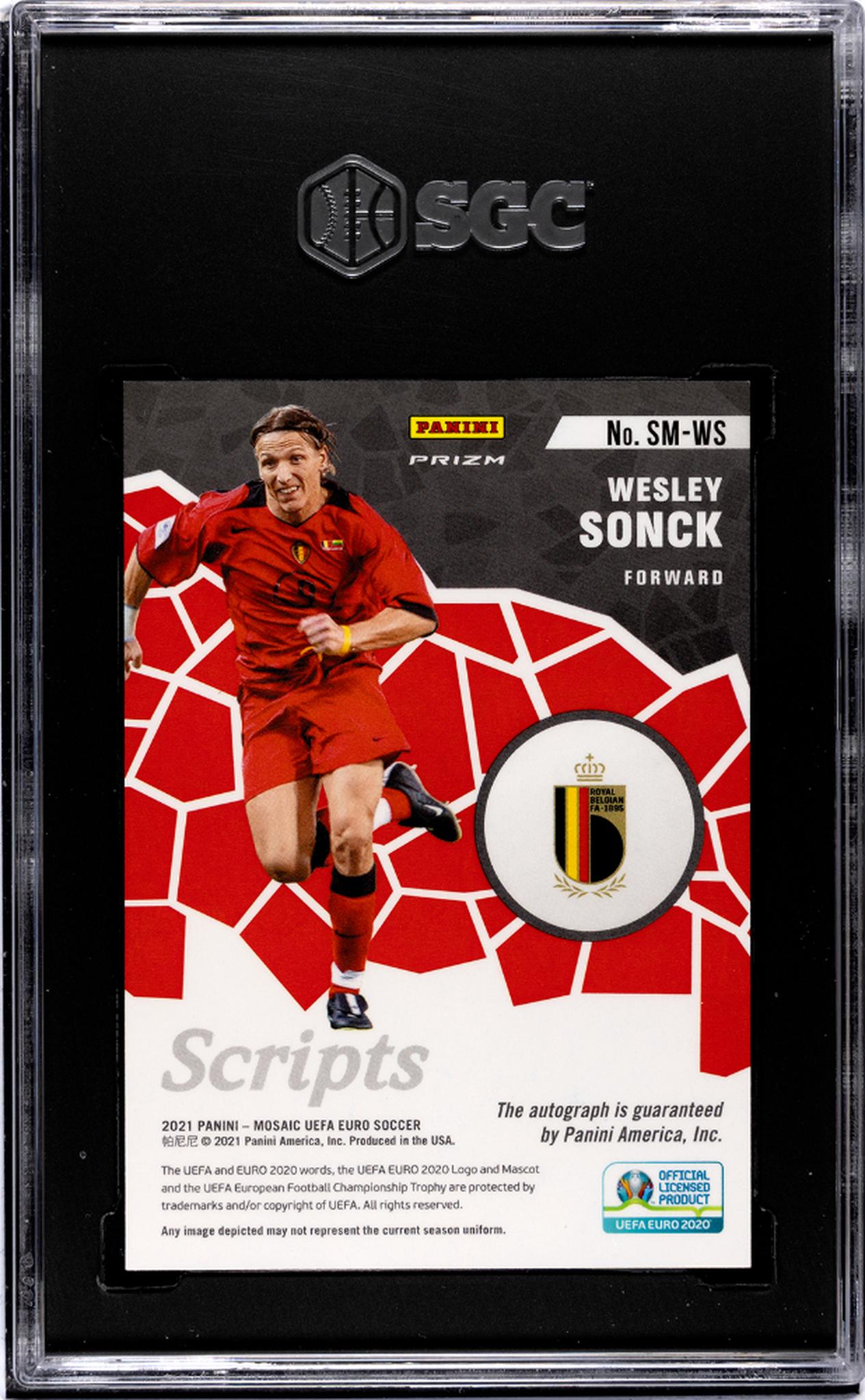 2021 Mosaic #SM-WS Wesley Sonck Scripts SGC 10