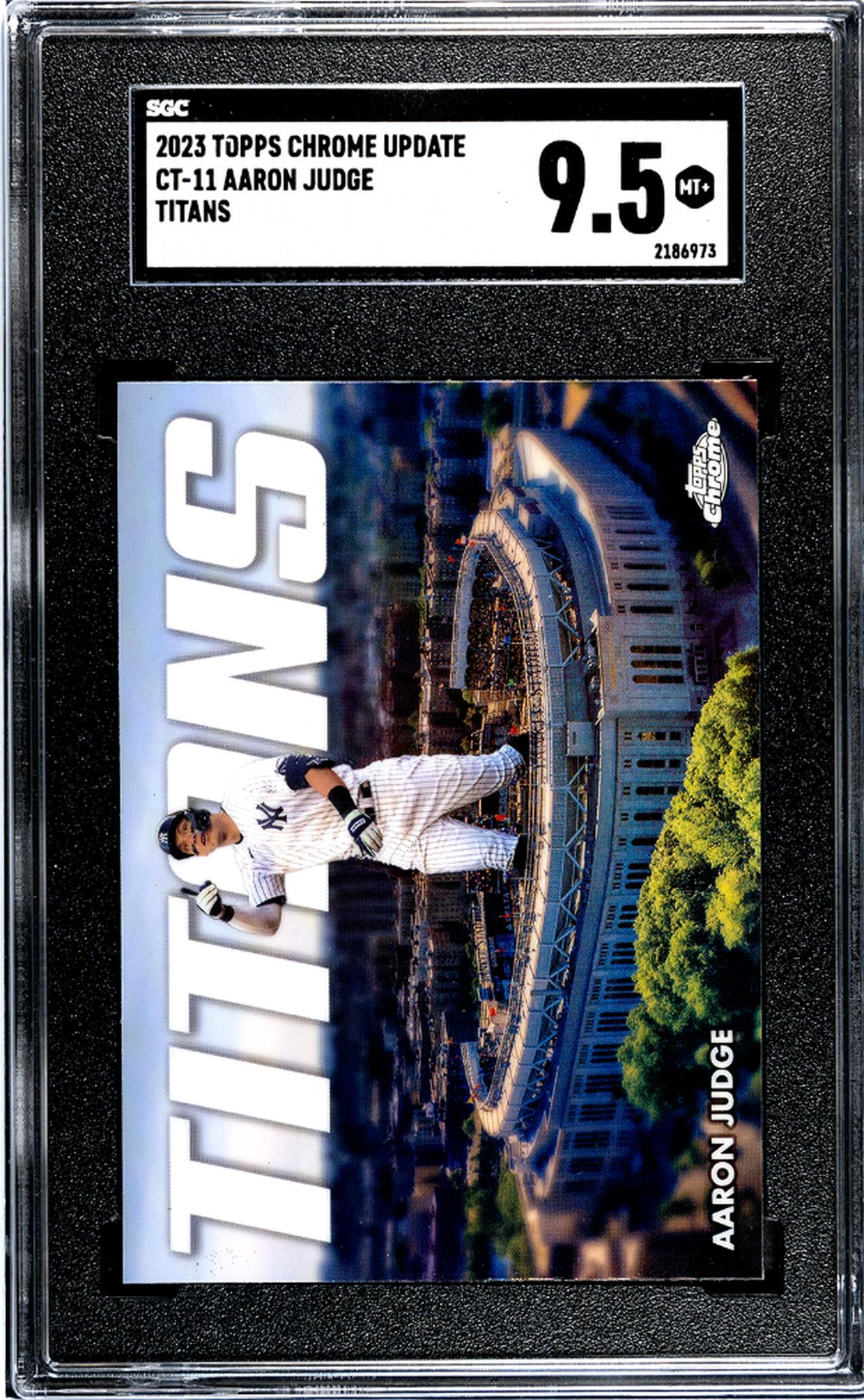 2023 Topps Chrome Update Titans Aaron Judge #CT-11 SGC 9.5
