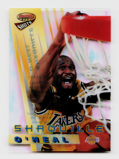 1997 Topps Bowman's Best Shots Shaquille O'Neal Acetate #BS3