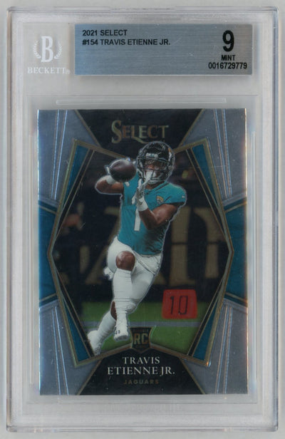 2021 Panini Select Travis Etienne Jr. #154 BGS 9