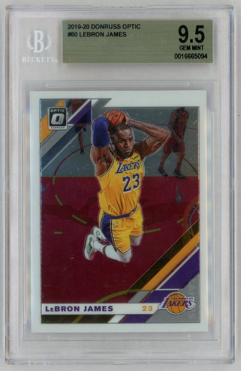 2019 Donruss Optic LeBron James #60 BGS 9.5