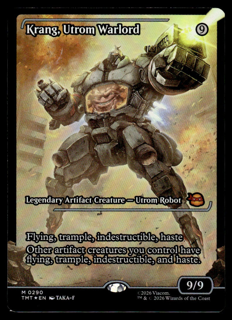 2026 Wizards of the Coast Magic: The Gathering M0290 Krang Utrom Warlord 9/9