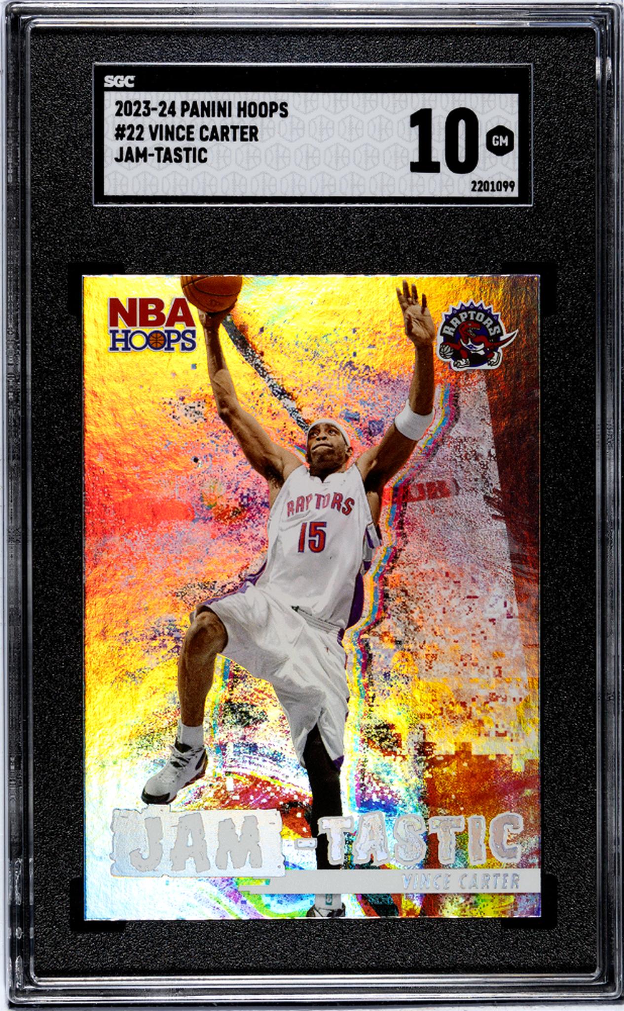 2022-23 Panini Hoops Jam-Tastic Vince Carter #24 SGC 10