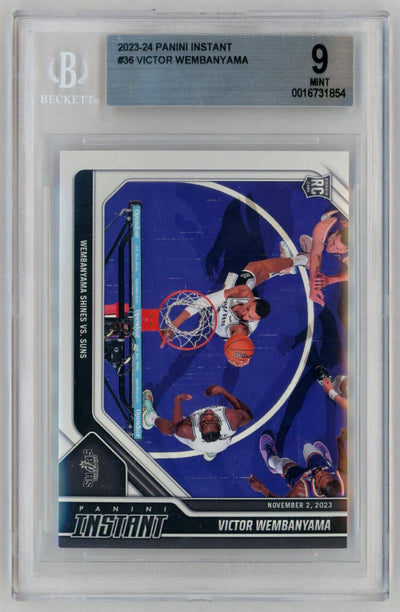 2023 Panini Instant Victor Wembanyama #36 /6309 /1 BGS 9
