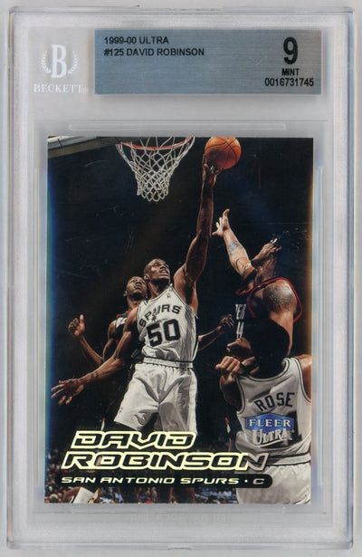 1999 Ultra David Robinson #125 BGS 9