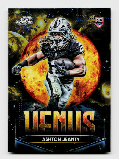 2025 Topps Cosmic Chrome Ashton Jeanty Planetary Pursuit SSP Venus Rookie RC #PPV-AJ