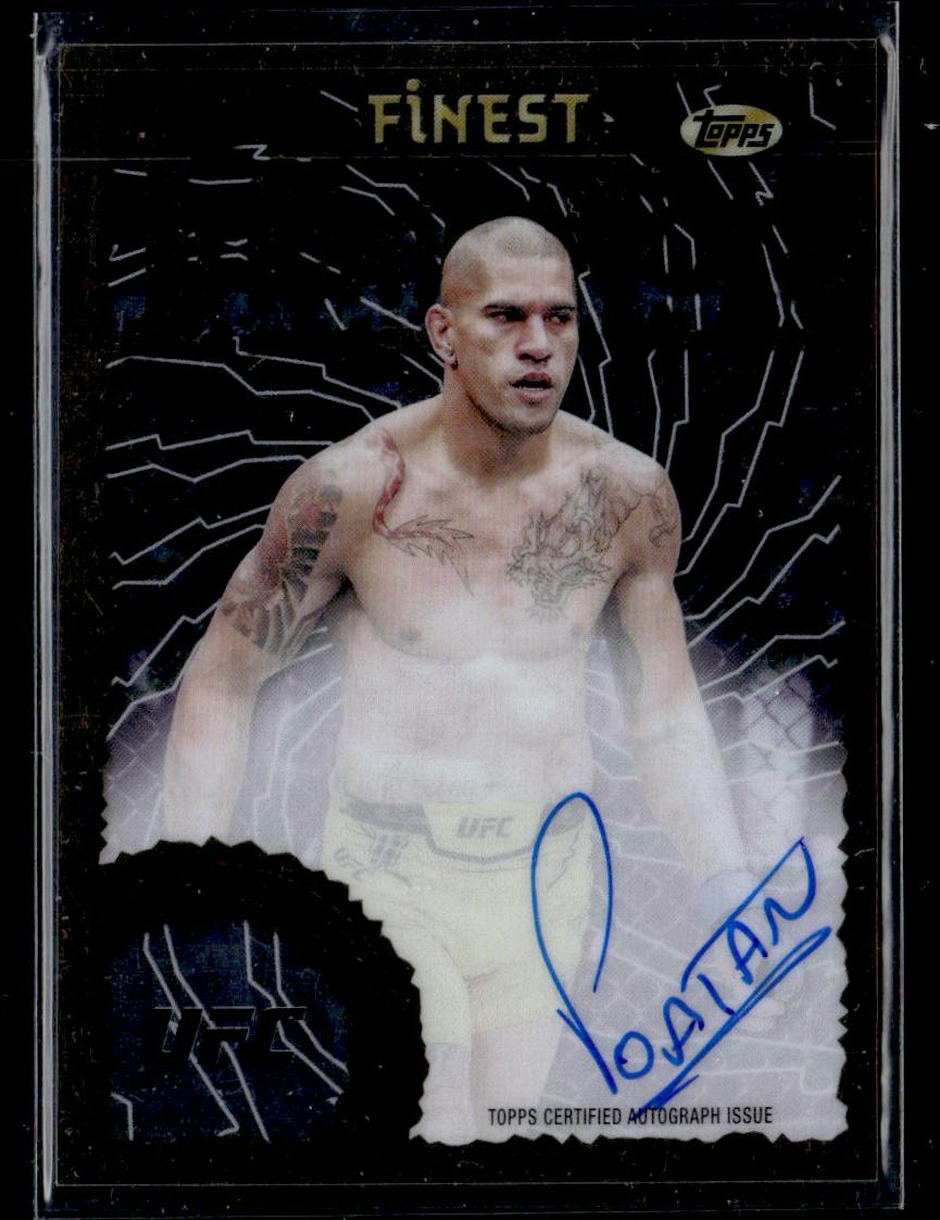 2024 Topps Finest Intimidators Alex Pereira #IA-APE Auto
