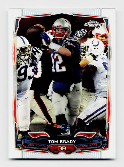 2014 Topps Chrome Tom Brady Refractor #62