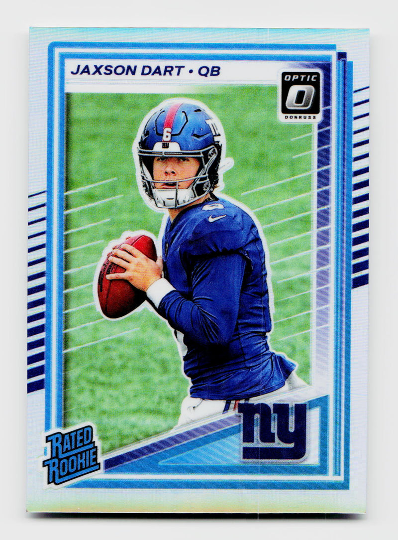 2025 Panini Donruss Optic Jaxson Dart #273 Rated Rookie RC Holo Prizm