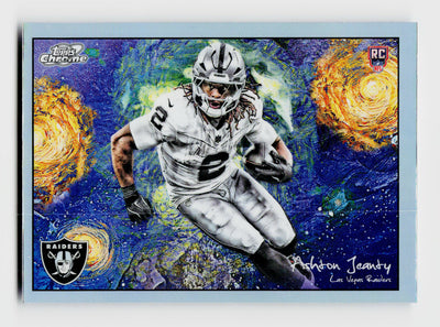 2025 Topps Chrome Cosmic Ashton Jeanty Stars in the Night Rookie RC #STN-4
