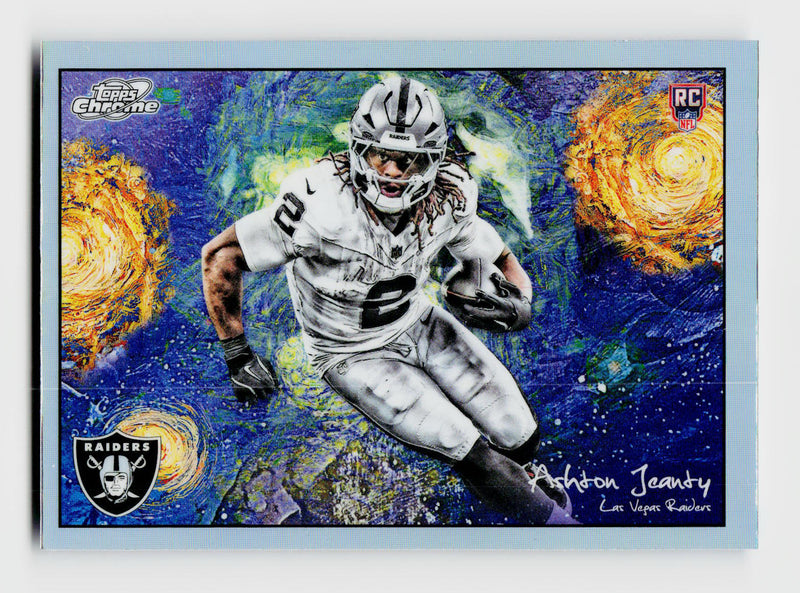 2025 Topps Chrome Cosmic Ashton Jeanty Stars in the Night Rookie RC #STN-4