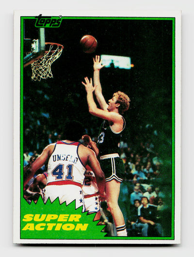 1981 Topps Super Action Larry Bird #101