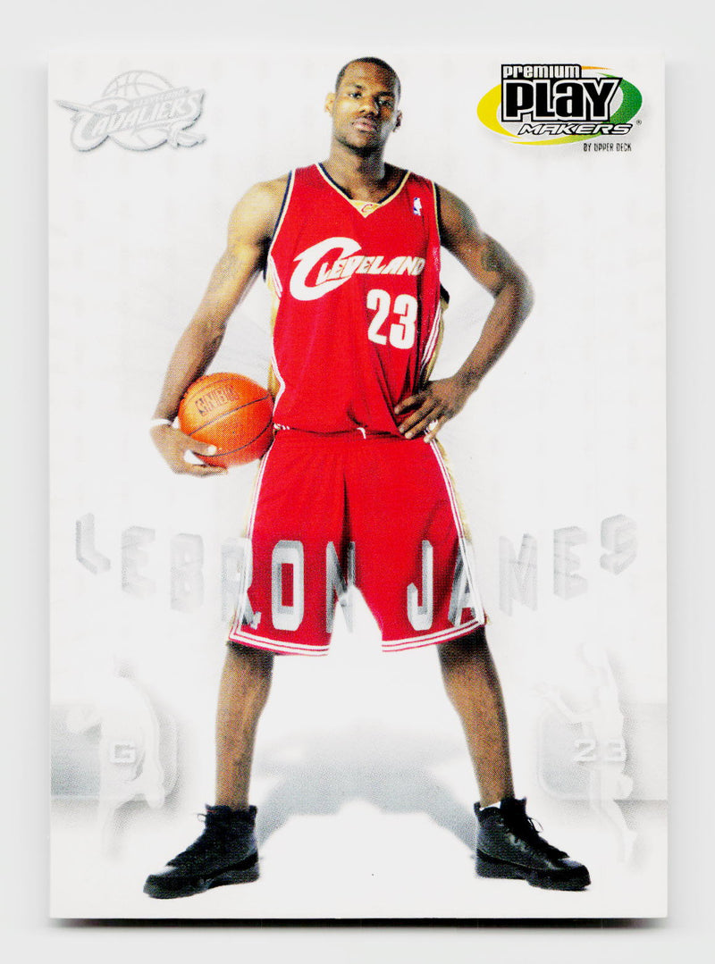 2003 Upper Deck Premium Play Makers LeBron James #LJ-2003 Rookie RC
