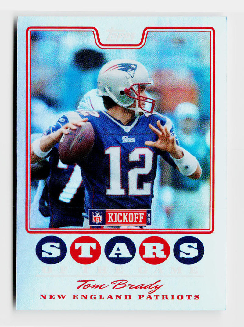 2008 Topps Kickoff Tom Brady #SG-TB Stars of the Game