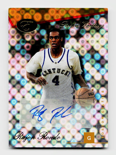 2006 Bowman Elevation Rajon Rondo Rookie RC Writings Orange Auto #RWA-RR /39