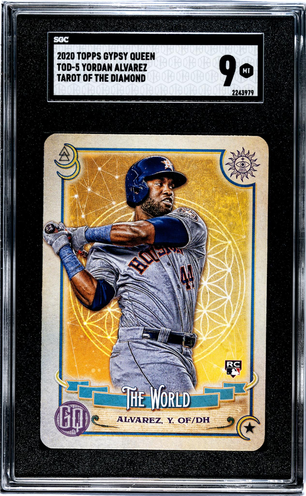 2020 Topps Gypsy Queen #TOD-5 Yordan Alvarez Rookie SGC 9