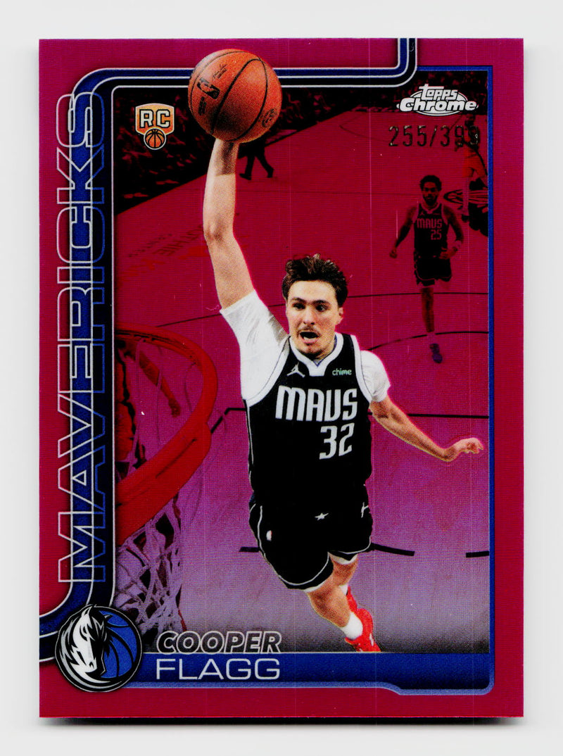 2026 Topps Chrome Update Cooper Flagg #151 Rookie RC True Magenta Refractor /399