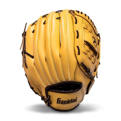 Franklin Sports Field Master Baseball Glove 12.5 Inch Camel/Brown RHT
