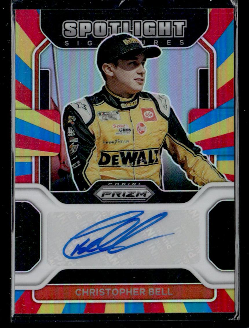 2022 Panini Prizm Spotlight Signatures Christopher Bell #SS-CB Auto