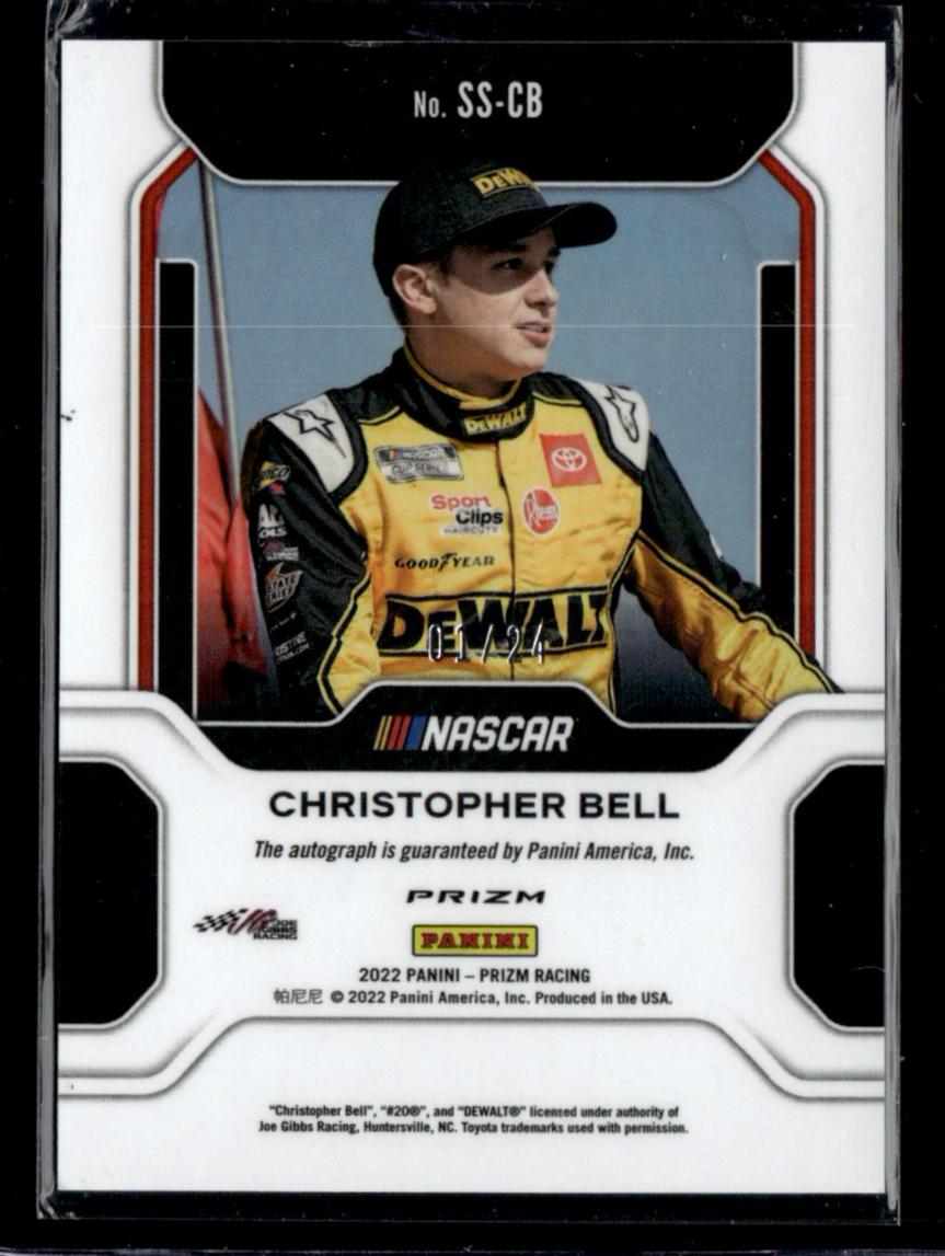 2022 Panini Prizm Spotlight Signatures Christopher Bell #SS-CB Auto
