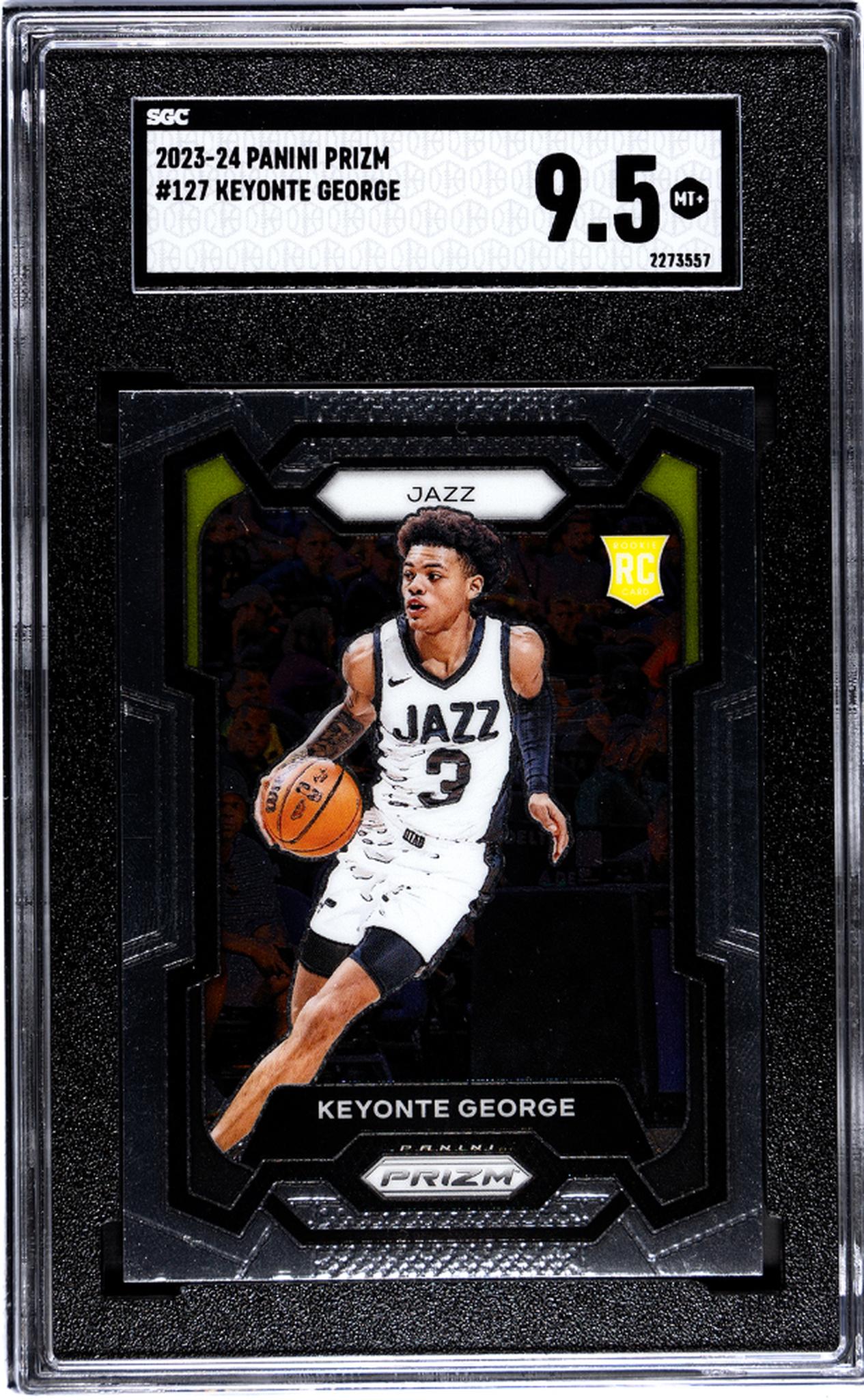 2023-24 Panini Prizm #127 Keyonte George SGC 9.5