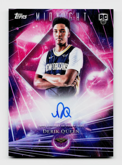 2025 Topps Midnight Derik Queen Dark Matter Rookie RC Auto