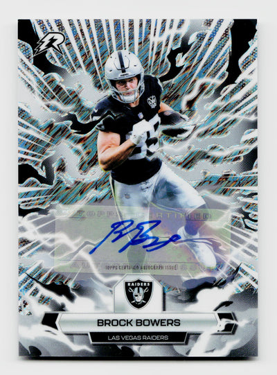 2025 Topps Resurgence Brock Bowers #52 Silver Static Auto