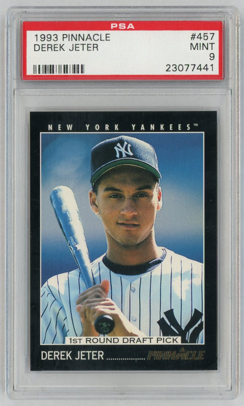 1993 Pinnacle Derek Jeter #457 PSA 9